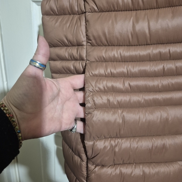 Point Zero Dusty Rose Brown Ultra Light Quilted Vest - Picture 3 of 4